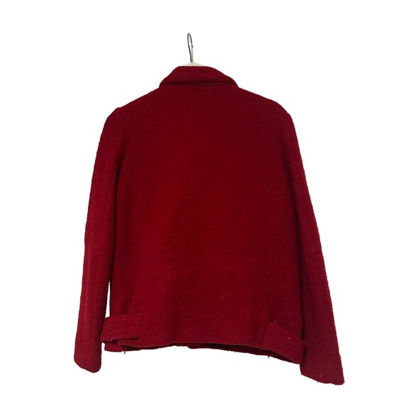 Stradivarius Red Biker Jacket - Picture 2 of 3